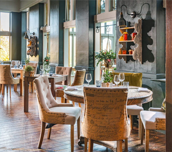 Burley manor resturant tables