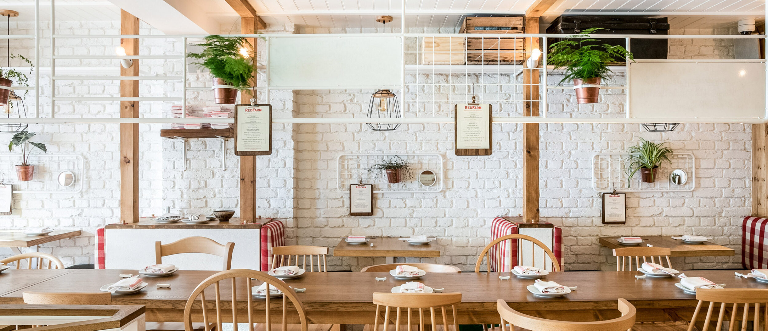Redfarm creme interiors restaurants london uk dezeen hero 1